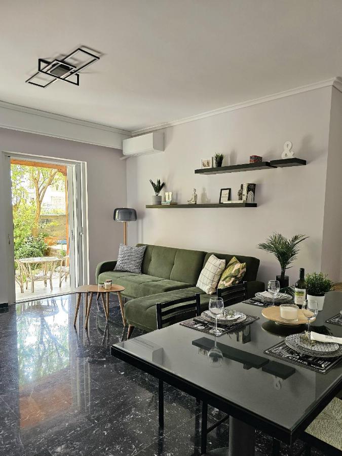 Modern Garden View Apt In Voula, Athens - Luxe ภายนอก รูปภาพ